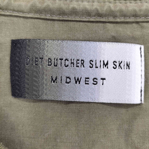 ダイエットブッチャースリムスキン DIET BUTCHER SLIM SKIN 素材切替 S/Sポケット Tシャツ メンズ